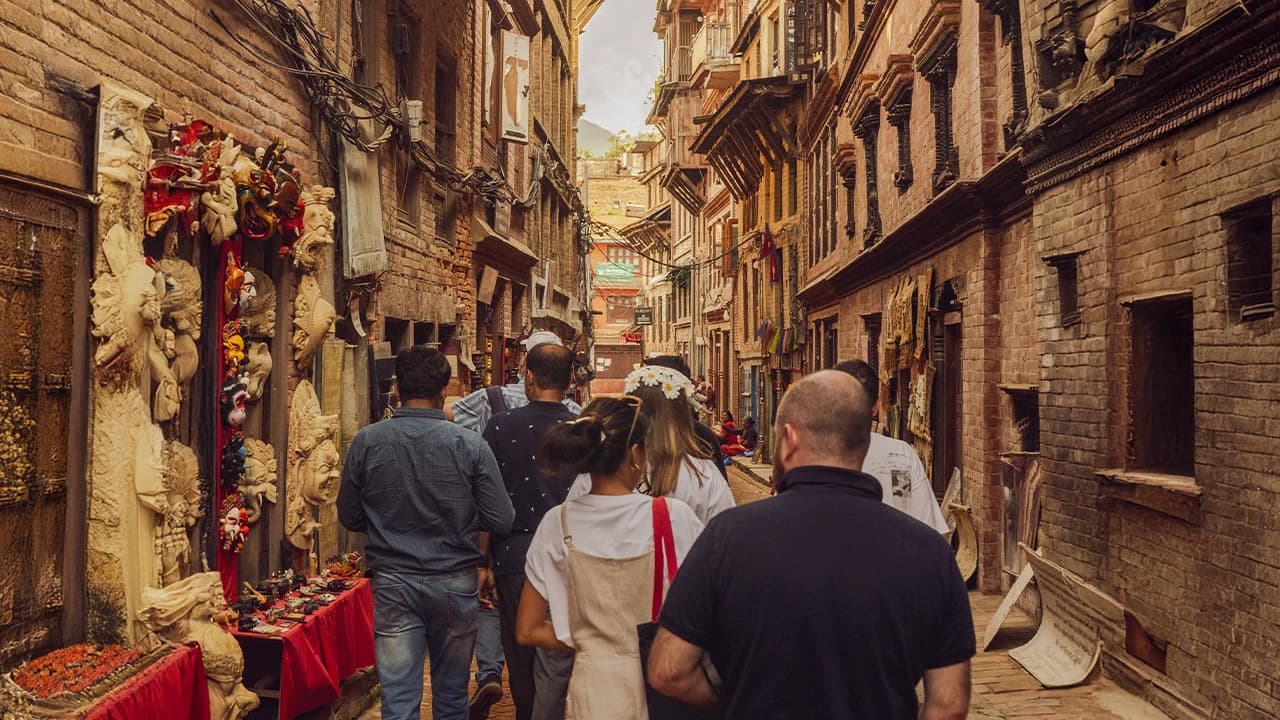 Bandipur bazaar streets