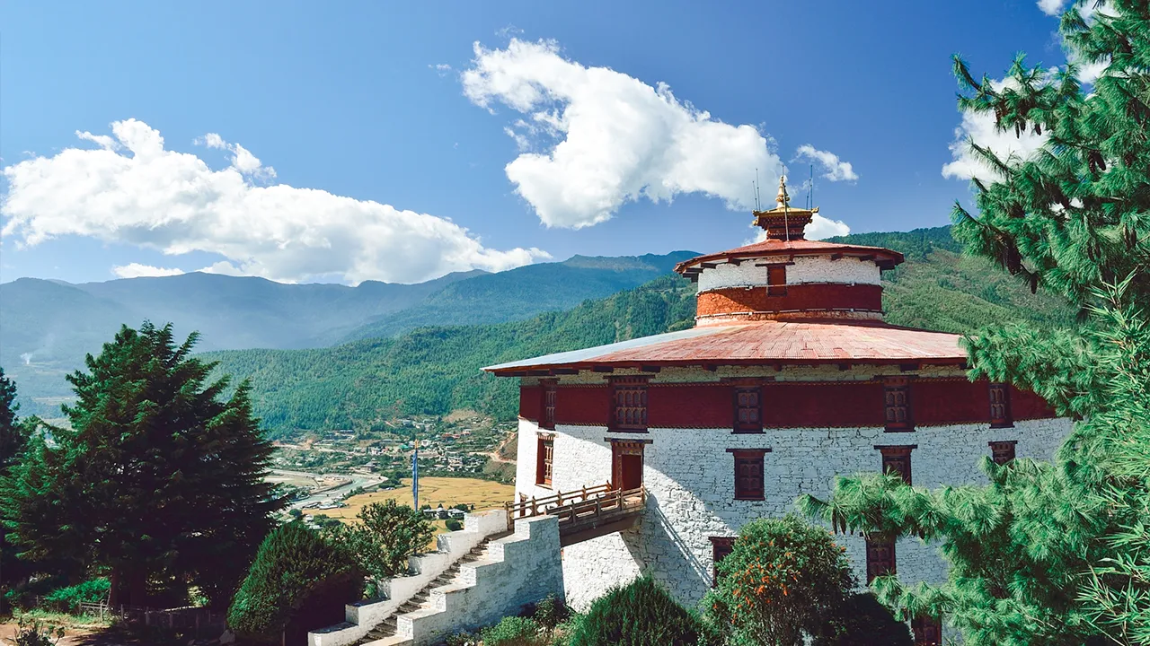 National Museum and Paro Dzong