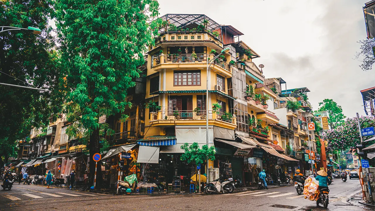 Hanoi old quarter streets, Vietnam